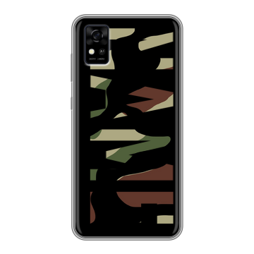 Силиконовый чехол на ZTE Blade A31 с принтом NAME