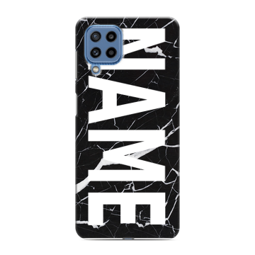 Силиконовый чехол на Samsung Galaxy M32 с принтом NAME