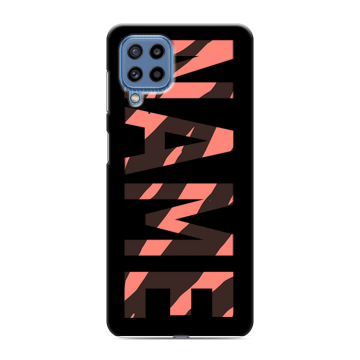 Силиконовый чехол на Samsung Galaxy M32 с принтом NAME