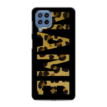 Силиконовый чехол на Samsung Galaxy M32 с принтом NAME