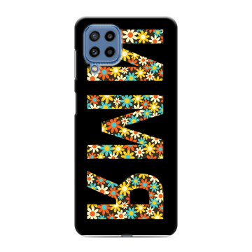 Силиконовый чехол на Samsung Galaxy M32 с принтом ИМЯ