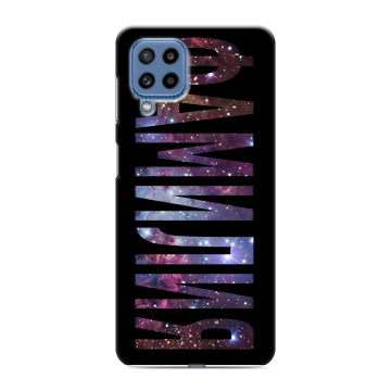 Силиконовый чехол на Samsung Galaxy M32 с принтом ФАМИЛИЯ