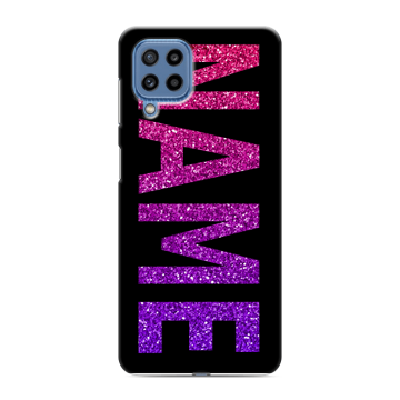 Силиконовый чехол на Samsung Galaxy M32 с принтом NAME