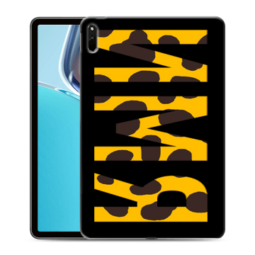 Силиконовый чехол на Huawei MatePad 11 (2021) с принтом ИМЯ