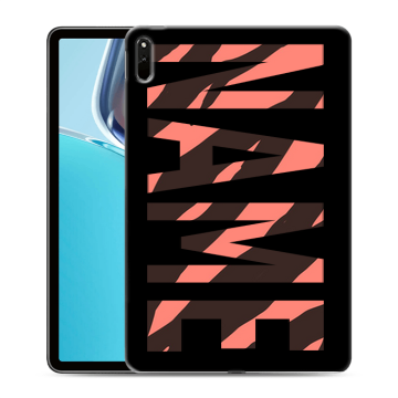 Силиконовый чехол на Huawei MatePad 11 (2021) с принтом NAME