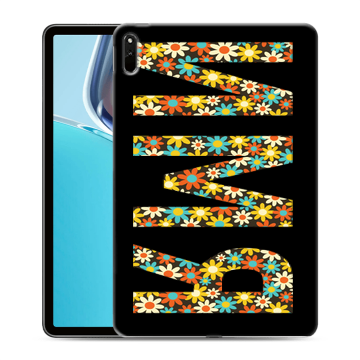 Силиконовый чехол на Huawei MatePad 11 (2021) с принтом ИМЯ