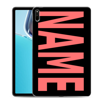 Силиконовый чехол на Huawei MatePad 11 (2021) с принтом NAME