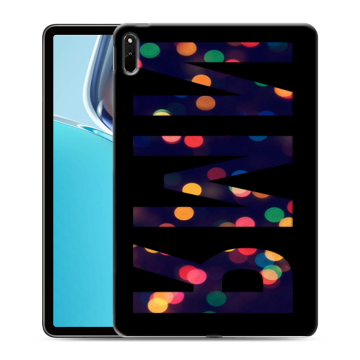 Силиконовый чехол на Huawei MatePad 11 (2021) с принтом ИМЯ