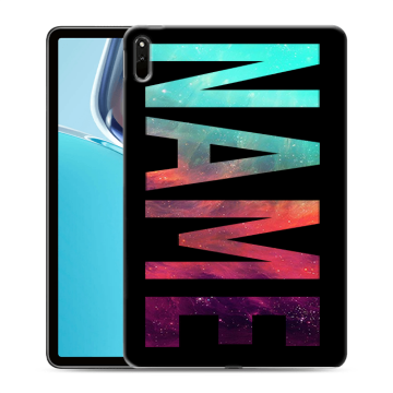 Силиконовый чехол на Huawei MatePad 11 (2021) с принтом NAME