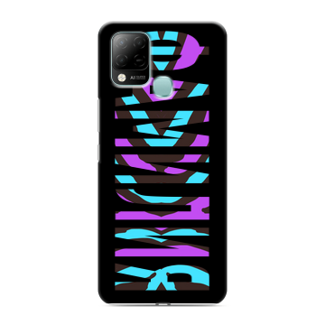 Силиконовый чехол на Infinix Hot 10S с принтом ФАМИЛИЯ