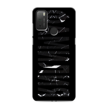 Силиконовый чехол на Alcatel 3L (2021) с принтом ФАМИЛИЯ