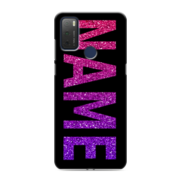 Силиконовый чехол на TCL 20Y с принтом NAME
