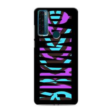 Силиконовый чехол на TCL 20 SE с принтом ФАМИЛИЯ