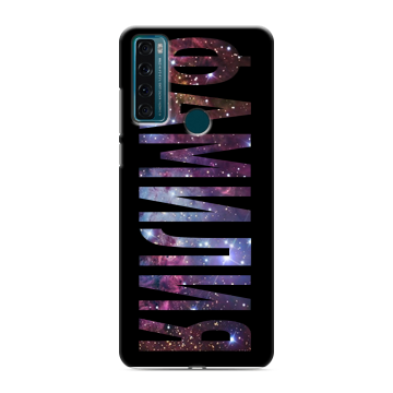 Силиконовый чехол на TCL 20 SE с принтом ФАМИЛИЯ
