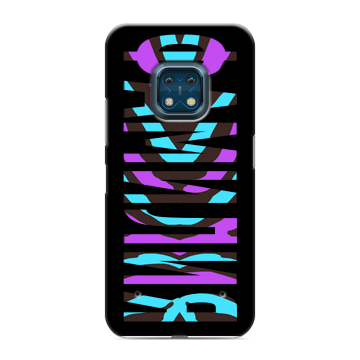 Силиконовый противоударный чехол на Nokia XR20 с принтом ФАМИЛИЯ