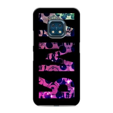 Силиконовый противоударный чехол на Nokia XR20 с принтом ИМЯ