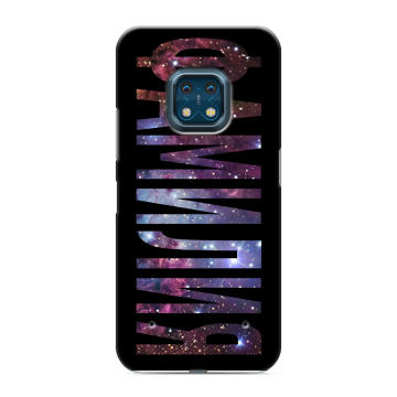 Силиконовый противоударный чехол на Nokia XR20 с принтом ФАМИЛИЯ