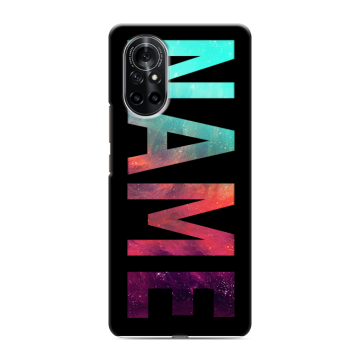 Силиконовый чехол на Huawei Nova 8 с принтом NAME