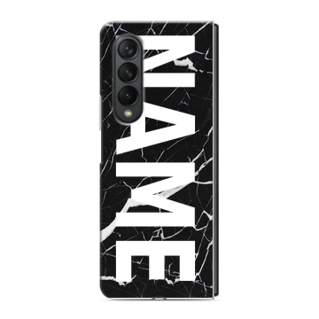 Пластиковый чехол на Samsung Galaxy Z Fold 3 с принтом NAME