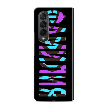 Пластиковый чехол на Samsung Galaxy Z Fold 3 с принтом ФАМИЛИЯ
