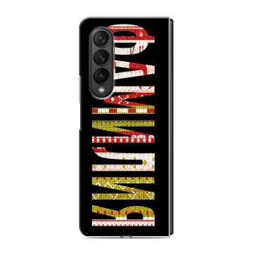 Пластиковый чехол на Samsung Galaxy Z Fold 3 с принтом ФАМИЛИЯ