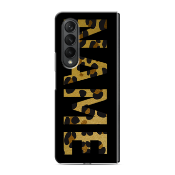 Пластиковый чехол на Samsung Galaxy Z Fold 3 с принтом NAME