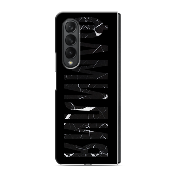 Пластиковый чехол на Samsung Galaxy Z Fold 3 с принтом ФАМИЛИЯ
