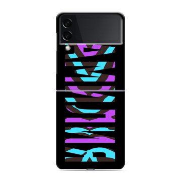 Пластиковый чехол на Samsung Galaxy Z Flip 3 с принтом ФАМИЛИЯ