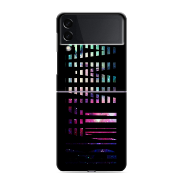 Пластиковый чехол на Samsung Galaxy Z Flip 3 с принтом ФАМИЛИЯ