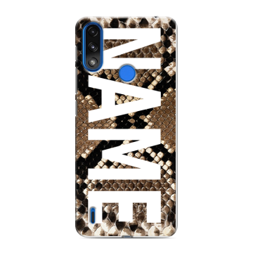 Силиконовый чехол на Lenovo K13 с принтом NAME