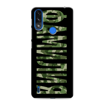 Силиконовый чехол на Lenovo K13 с принтом ФАМИЛИЯ