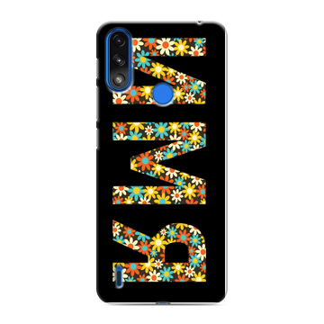 Силиконовый чехол на Lenovo K13 с принтом ИМЯ