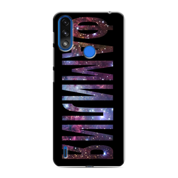 Силиконовый чехол на Lenovo K13 с принтом ФАМИЛИЯ