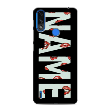 Силиконовый чехол на Lenovo K13 с принтом NAME