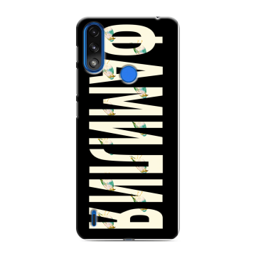 Силиконовый чехол на Lenovo K13 с принтом ФАМИЛИЯ
