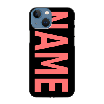 Силиконовый чехол на Iphone 13 Mini с принтом NAME