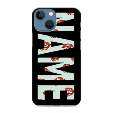 Силиконовый чехол на Iphone 13 Mini с принтом NAME