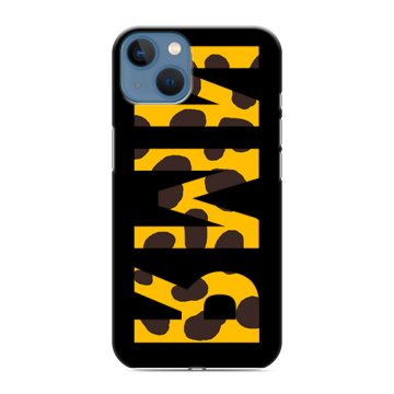 Силиконовый чехол на Iphone 13 с принтом ИМЯ