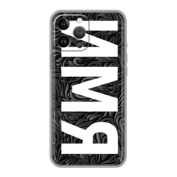 Силиконовый чехол на Iphone 13 Pro с принтом ИМЯ