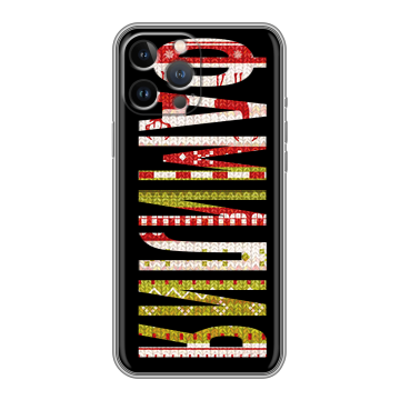 Силиконовый чехол на Iphone 13 Pro с принтом ФАМИЛИЯ