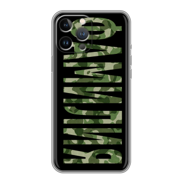Силиконовый чехол на Iphone 13 Pro с принтом ФАМИЛИЯ
