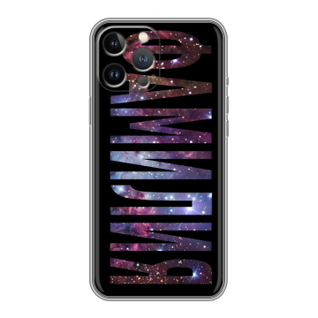 Силиконовый чехол на Iphone 13 Pro с принтом ФАМИЛИЯ