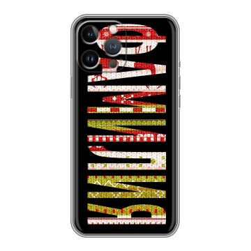 Силиконовый чехол на Iphone 13 Pro Max с принтом ФАМИЛИЯ