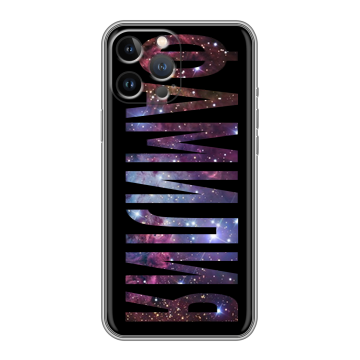 Силиконовый чехол на Iphone 13 Pro Max с принтом ФАМИЛИЯ