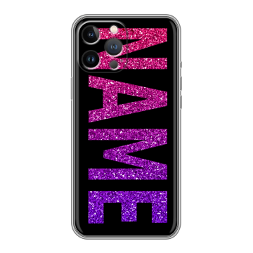 Силиконовый чехол на Iphone 13 Pro Max с принтом NAME