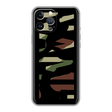 Силиконовый чехол на Iphone 13 Pro Max с принтом NAME