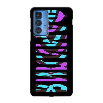 Силиконовый чехол на Motorola Edge 20 Pro с принтом ФАМИЛИЯ