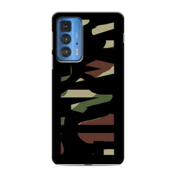 Силиконовый чехол на Motorola Edge 20 Pro с принтом NAME
