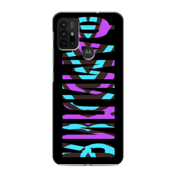 Силиконовый чехол на Motorola Moto G30 с принтом ФАМИЛИЯ