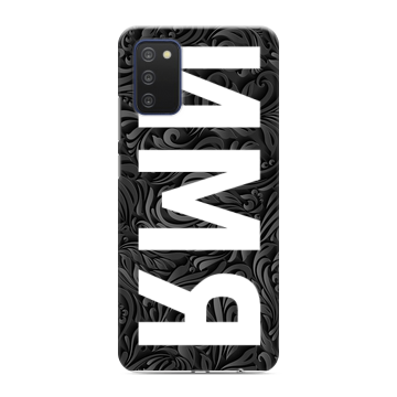 Силиконовый чехол на Samsung Galaxy A03s с принтом ИМЯ